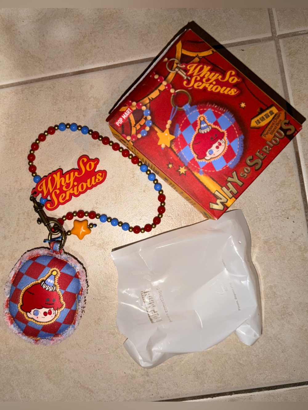 Why So Serious Series- Pendant Chain Flame Clown